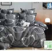 Pościel 3D Satyna Bawełniana 220/200 3cz Serca Z Gwiazdek