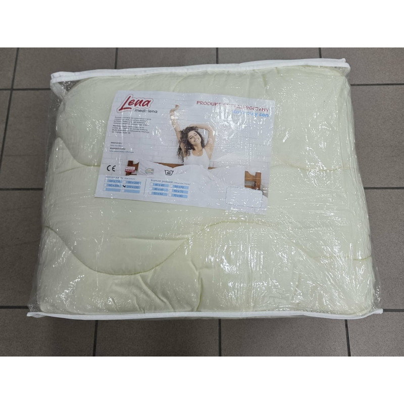 Kołdra Antyalergiczna 220x200 Produkt Polski Pikowana Jednokolorowa