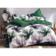 Pościel 3D Satyna Bawełniana 220/200 Z Prześcieradłem Liście