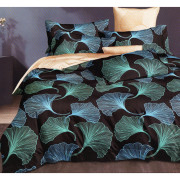 Pościel 160x200 Dwustronna Bawełna Satynowa Collection World Niebieski...