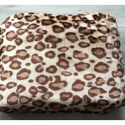 Koc Elway Gruby 160/210cm Pantera Brązowe Cętki