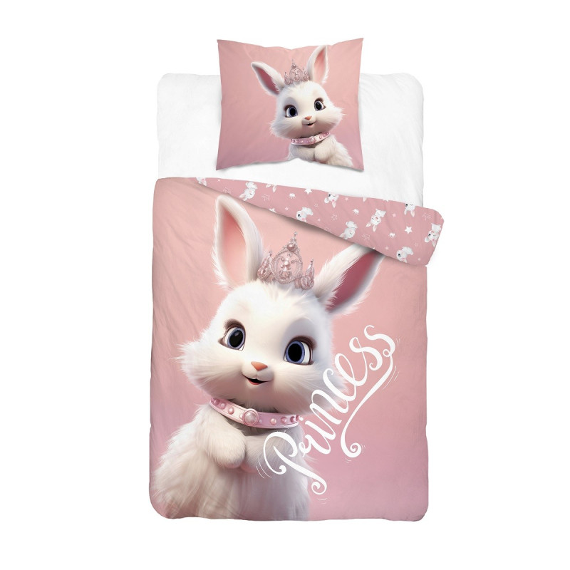 Pościel Młodzieżowa Detexpol 100% Bawełna 160x200 2cz Królik