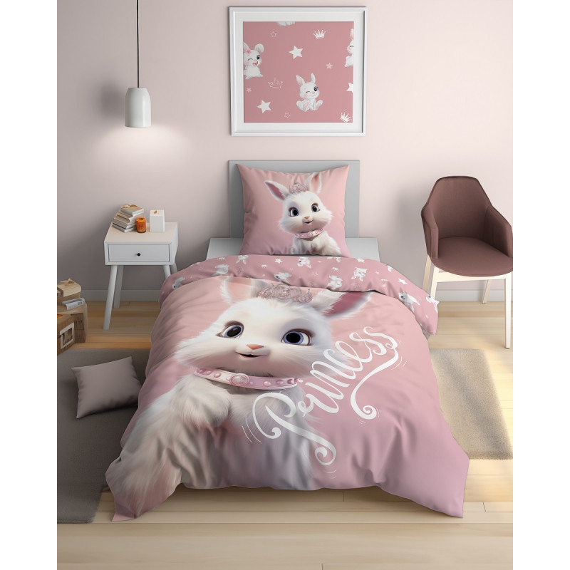 Pościel Młodzieżowa Detexpol 100% Bawełna 160x200 2cz Królik