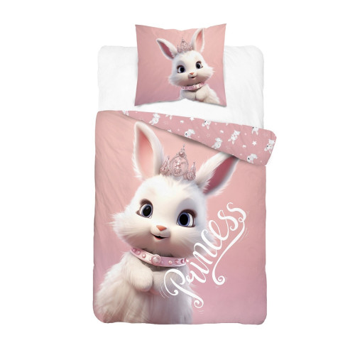 Pościel Młodzieżowa Detexpol 100% Bawełna 140x200 2cz Królik