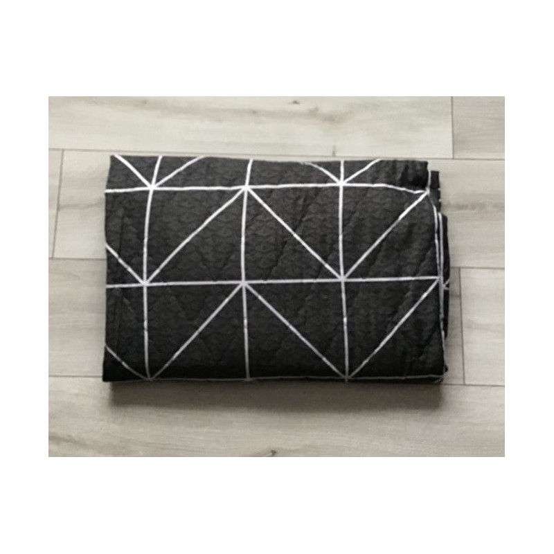 Kołdra Pikowana Cienka Na Lato 160x200 Ciemno Szara