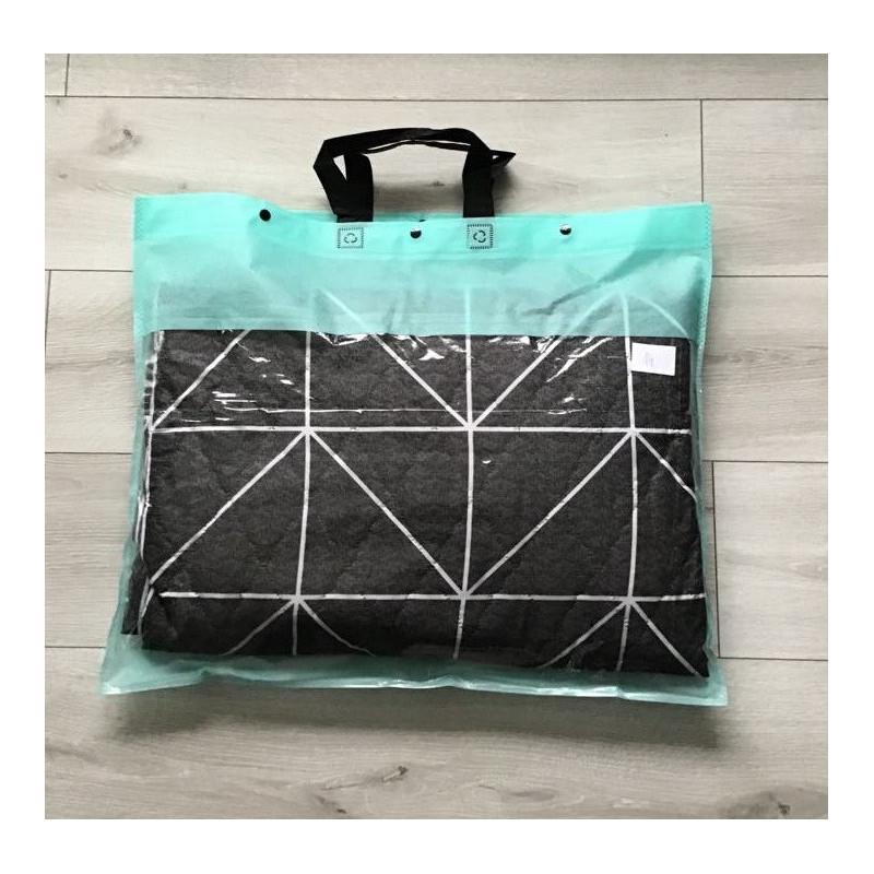 Kołdra Pikowana Cienka Na Lato 160x200 Ciemno Szara