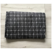 Kołdra Pikowana Cienka Na Lato 160x200 Szara Kwadraty