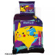 Pościel Bawełniana Licencyjna 160x200 2cz Pokemon Pikachu