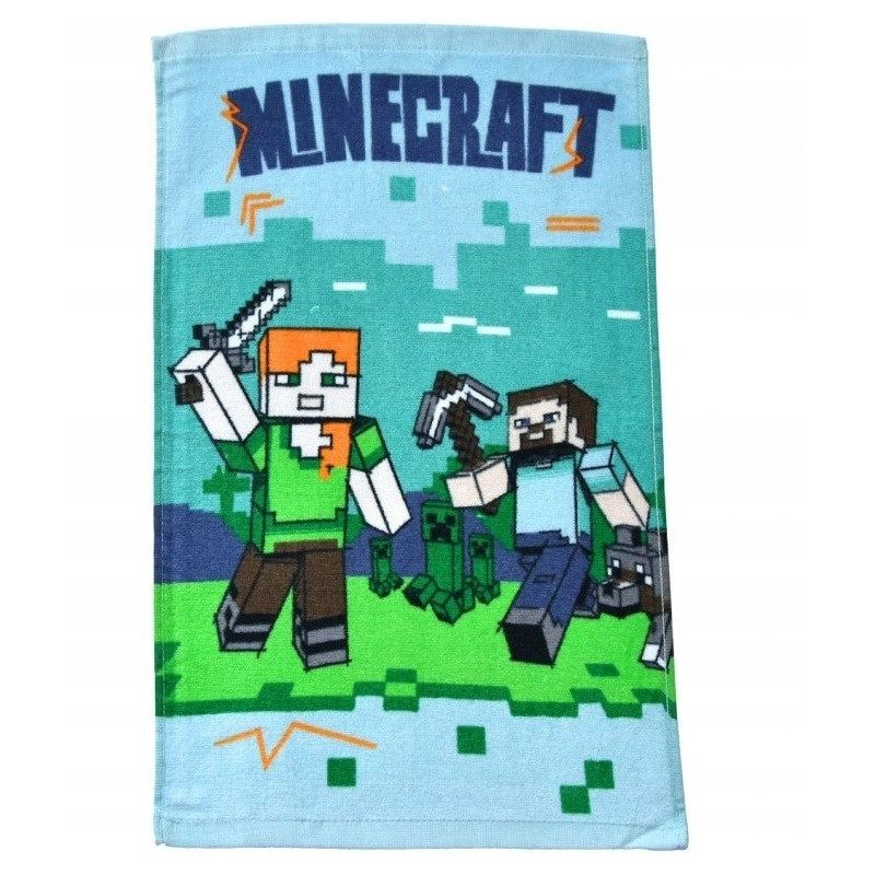 Ręcznik Bawełniany Dziecięcy Licencyjny 30x50 MINECRAFT
