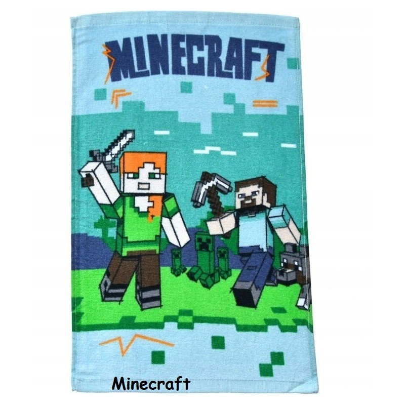 Ręcznik Bawełniany Dziecięcy Licencyjny 30x50 MINECRAFT