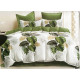 Pościel 3D Satyna Bawełniana 220/200 Z Prześcieradłem Liście Monster