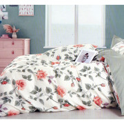 Pościel 160x200 Dwustronna Bawełna Satynowa Collection World Róże