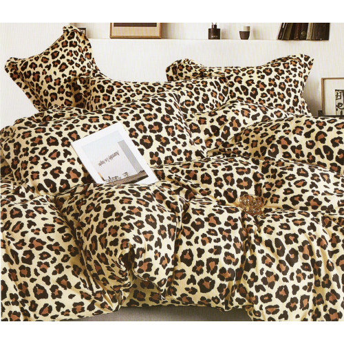 Pościel 160x200 Dwustronna Bawełna Satynowa Collection World Panterka