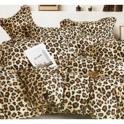 Pościel 160x200 Dwustronna Bawełna Satynowa Collection World Panterka