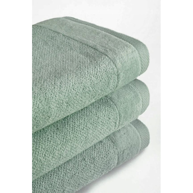 Ręcznik Bawełniany Frotte VITO Detexpol 550g Green Jasny Zielony