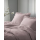 Pościel Z Falbaną 160x200 100% Bawełna Detexpol Pure Pudrowy Róż