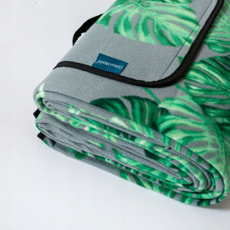 Koc Plażowy/Piknikowy Cotton World 200x200 Cm Z Matą Izolacyjną