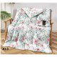 Kołdra Pikowana Cienka Na Lato 220x200cm Kwiaty Na Białym