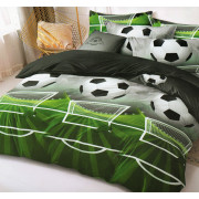 Pościel 3D Satyna Bawełniana 160/200 3cz Piłki