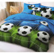Pościel 3D Satyna Bawełniana 160/200 3cz Piłki