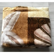 Koc Elway Gruby 160/210cm Muszle Beżowe