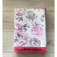 Komplet Pościeli Z Kory 100% Bawełna 220x200cm Kwiaty Peonie