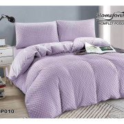 Pościel Mikrofibra Welurowa Minky 160x200 Fiolet