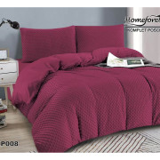 Pościel Mikrofibra Welurowa Minky 160x200 Amarant