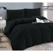 Pościel Mikrofibra Welurowa Minky 160x200 Czarna