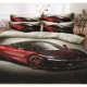 Pościel 3D Satyna Bawełniana 160/200 3cz Auto