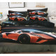 Pościel 3D Mikrofibra 160x200 3cz Auto Sportowe