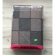 Komplet Pościeli Z Kory 100% Bawełna 160x200 Krata Brązowa