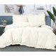Pościel Z Falbanką Mikrofibra Cotton World 220x200 Z Prześcieradłem Ecru