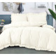 Pościel Z Falbanką Mikrofibra Cotton World 220x200 Z Prześcieradłem Ecru