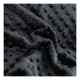 Pościel Mikrofibra Gruba Minky Cotton World 220x200 3cz Czarna