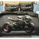 Pościel 3D Mikrofibra 140x200 3cz Motor Motocykl