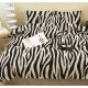 Pościel 140x200 Dwustronna Bawełna Satynowa Collection World Zebra Biało Czarna