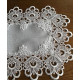 Serwetka Biała 35x50 cm Obszyta Gipiurą