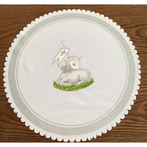 Serwetka 39cm Z Nadrukiem Wielkanocnym Baranek