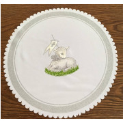 Serwetka 39cm Z Nadrukiem Wielkanocnym Baranek