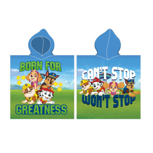 Ręcznik Poncho Bawełna 50x115 Psi Patrol