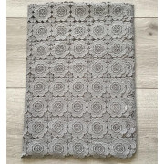 Obrus Z Gipiury Szary Cały Koronkowy