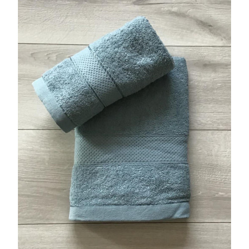Ręczniki Frotte 100% Bawełna Gładkie Szary
