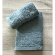 Ręczniki Frotte 100% Bawełna Gładkie Szary
