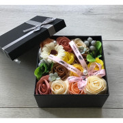 Flower Box Pachnący Mydlany Bukiet Różyczki