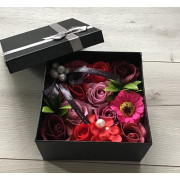 Flower Box Pachnący Mydlany Bukiet Różyczki