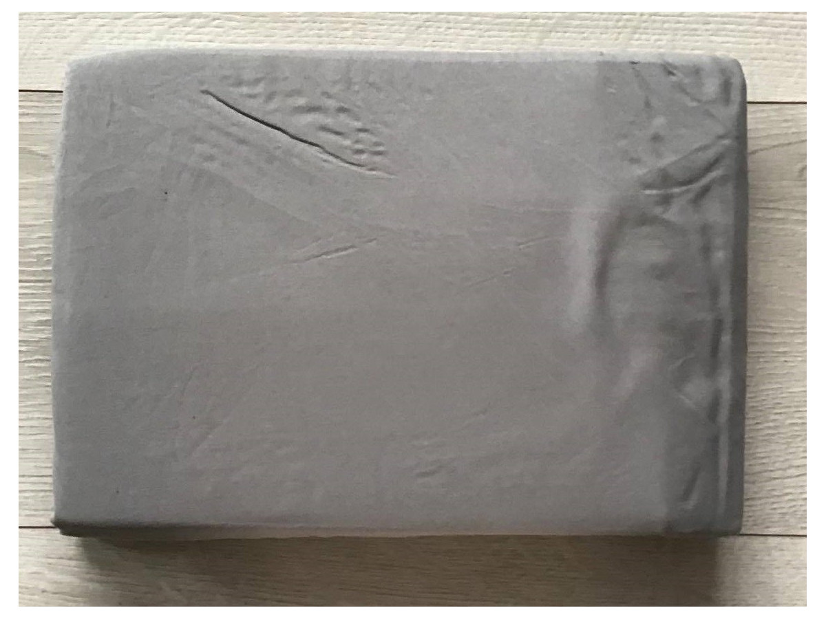 Prześcieradło Z Gumką Bawełna Z Mikrowłóknem 180x200cm Ciemny Szary