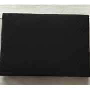 Prześcieradło Bawełniane Z Gumką 180x200cm Ciemny Czarny