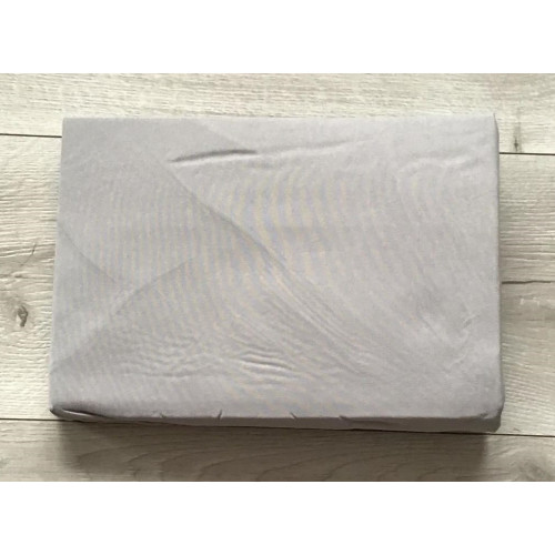 Prześcieradło Bawełniane Z Gumką 180x200cm Jasny Szary