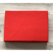 Prześcieradło Z Gumką Bawełna Z Mikrowłóknem 90x200cm Czerwony